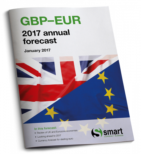 Sterling-euro 2016 annual forecast Sterling-euro 2017 annual forecast