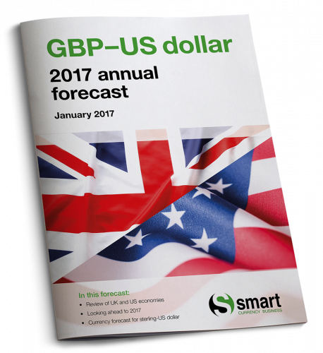 Sterling-US dollar 2017 annual forecast Sterling-US dollar 2017 annual forecast