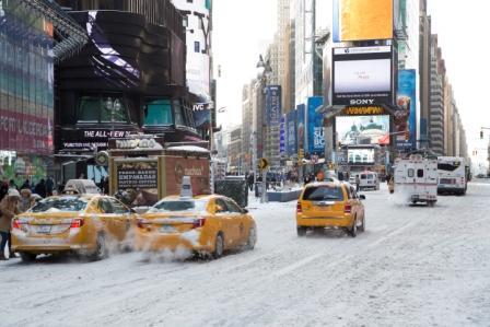 New York in winter