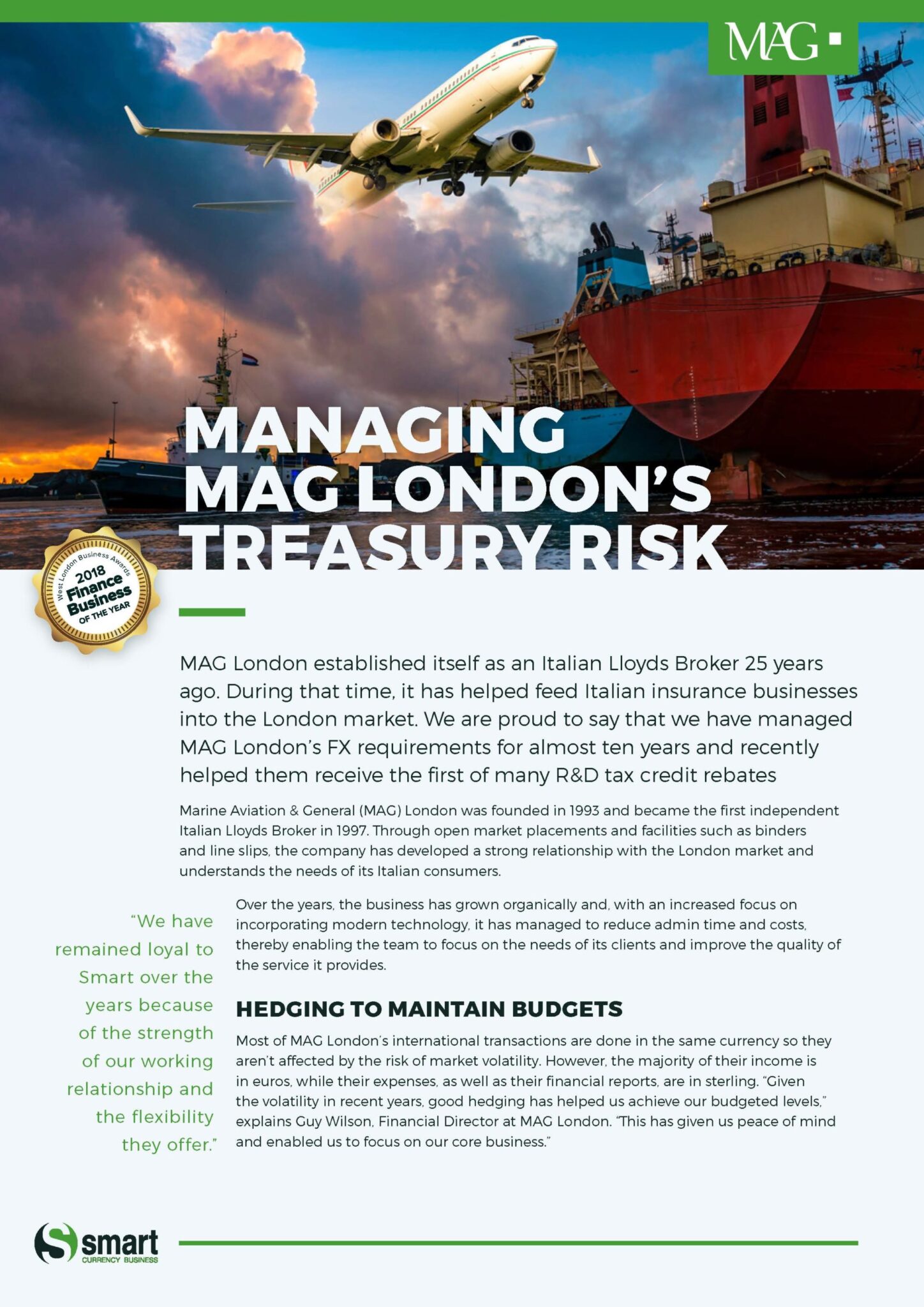 MAG London Case Study MAG London Case Study