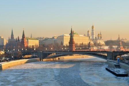 kremlin in winter