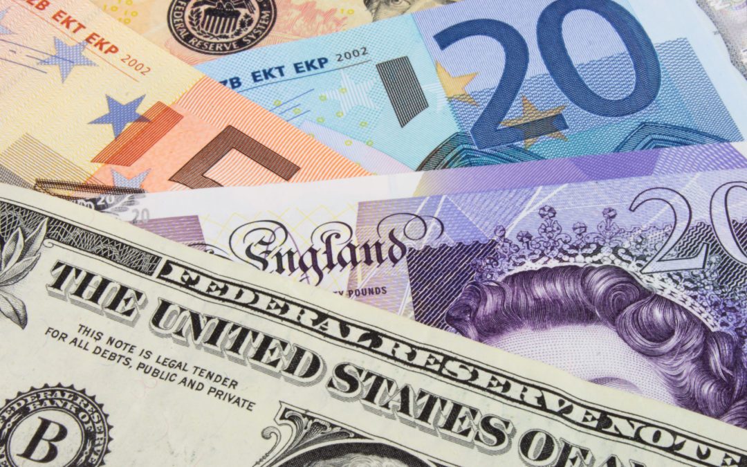 Pound starts week weak against euro and dollar