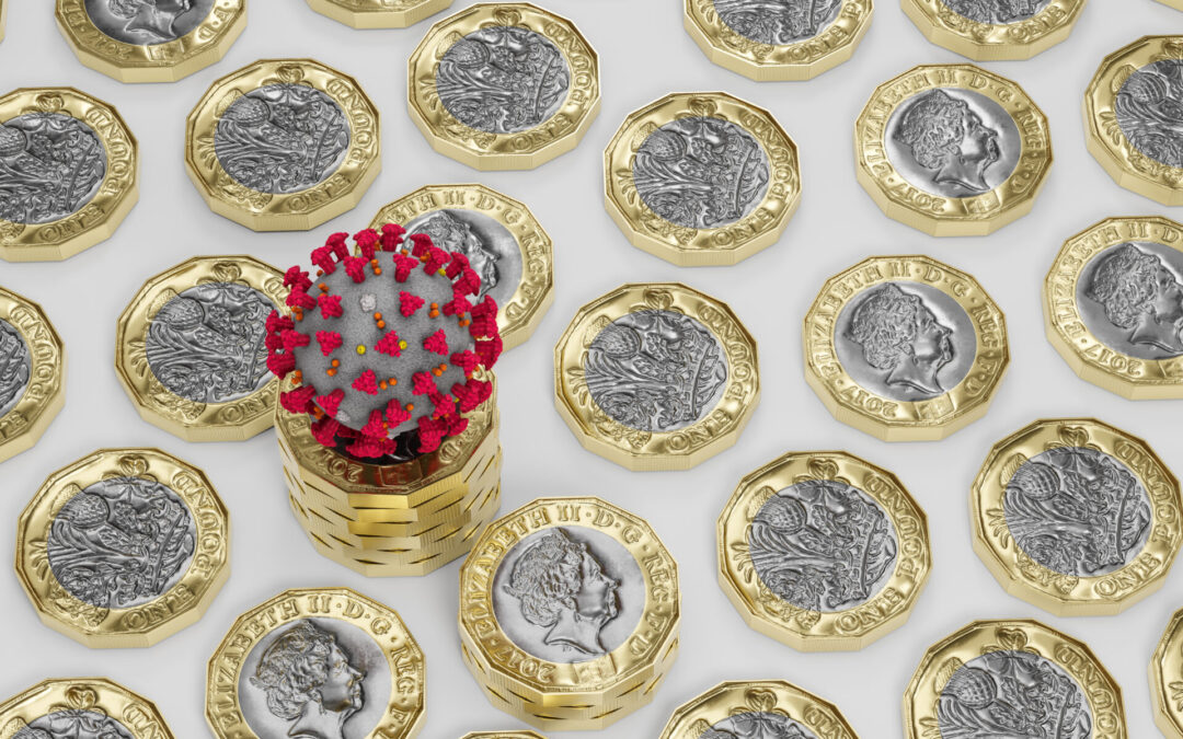 Virus worries weigh on pound