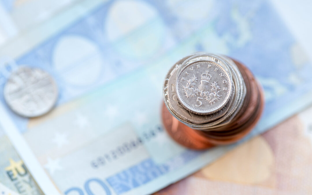 Euro gains against pound