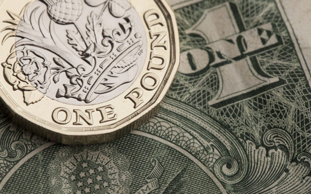 Sterling at three-day high against dollar